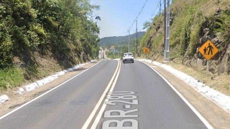 Obras na Serra de Corupá na BR-280 são concluídas com sucesso