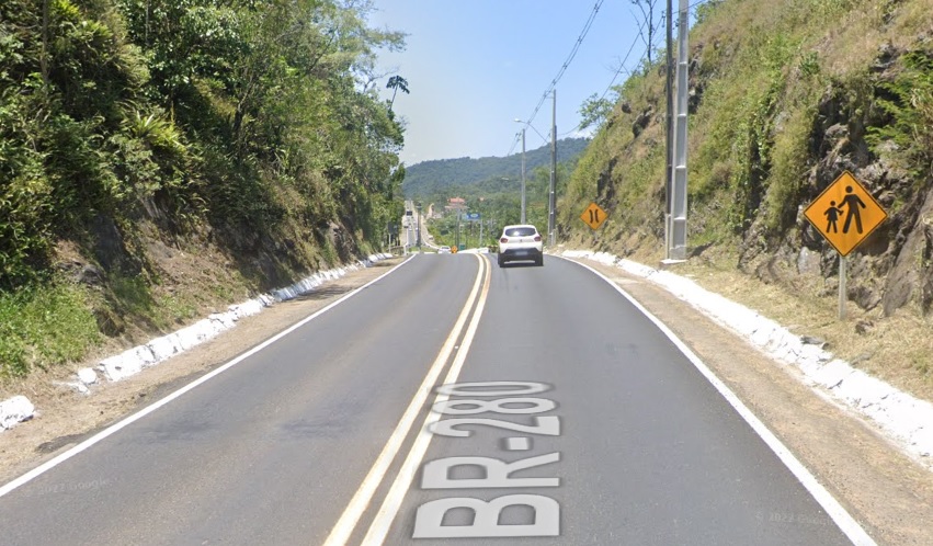 Obras na Serra de Corupá na BR-280 são concluídas com sucesso