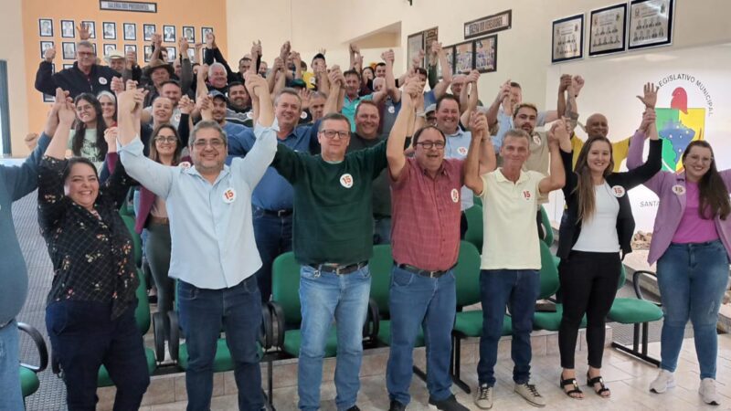 Festa e Otimismo no Lançamento da Pré-Candidatura do MDB em Santa Terezinha