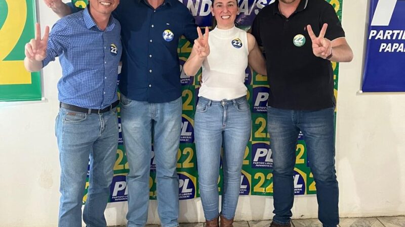 Candidaturas a prefeito do PL alinhadas Monte Castelo, Papanduva e Itaiópolis no Planalto Norte