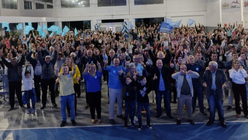 Convenção anuncia Julio Ronconi como candidato a prefeito e Fabiano Dias como vice em Rio Negrinho