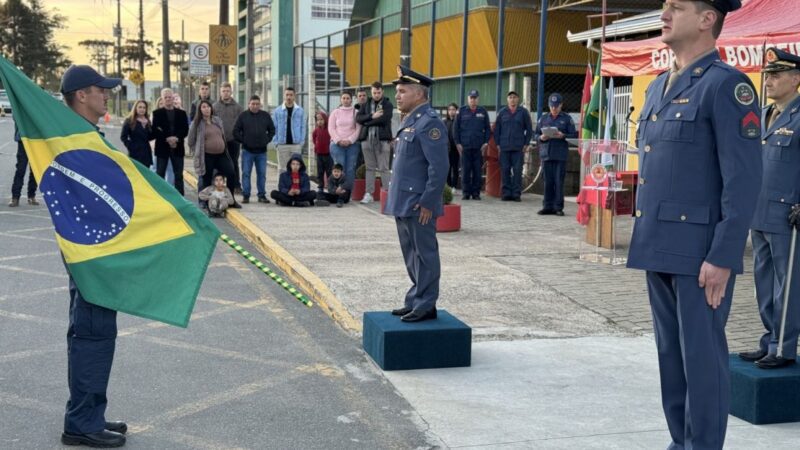 CBMSC REALIZA PASSAGEM DE COMANDO EM SOLENIDADE EM CAMPO ALEGRE