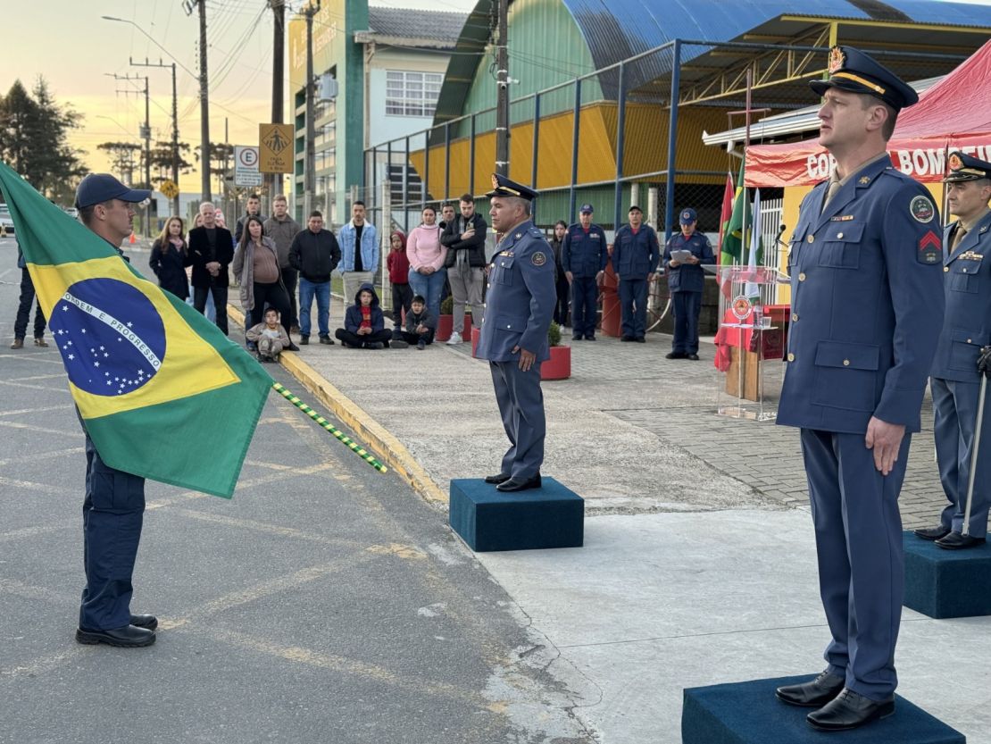 CBMSC REALIZA PASSAGEM DE COMANDO EM SOLENIDADE EM CAMPO ALEGRE