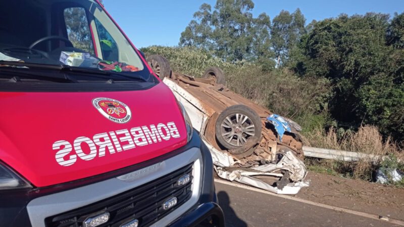 Cinco pessoas morrem em acidente no Contorno Viário de Chapecó; criança está entre as vítimas