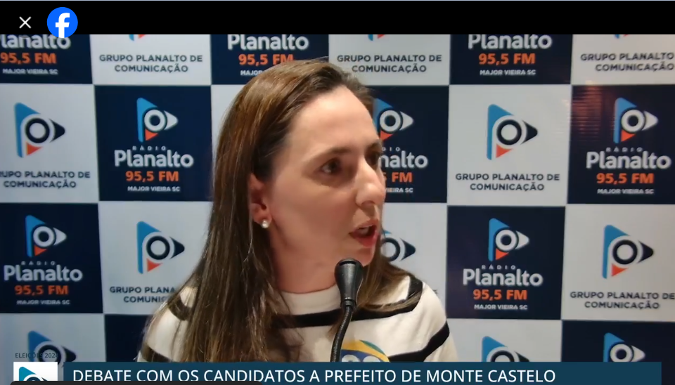 Debate de Candidatos em Monte Castelo Tem Participação Apenas de Clevia Massaneiro Pelchebiski