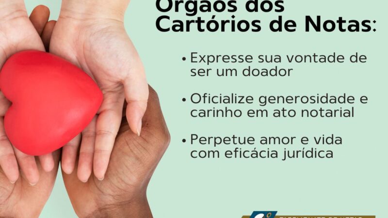 Conscientização sobre doação de órgãos neste sábado (19)