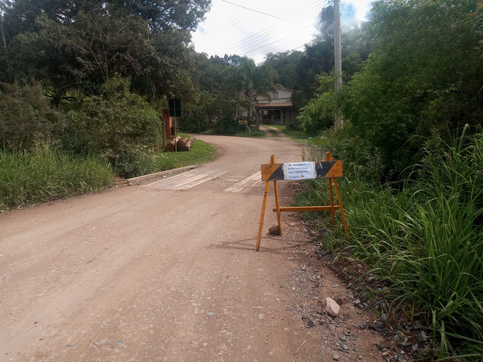 Substituição de ponte no Campo Lençol