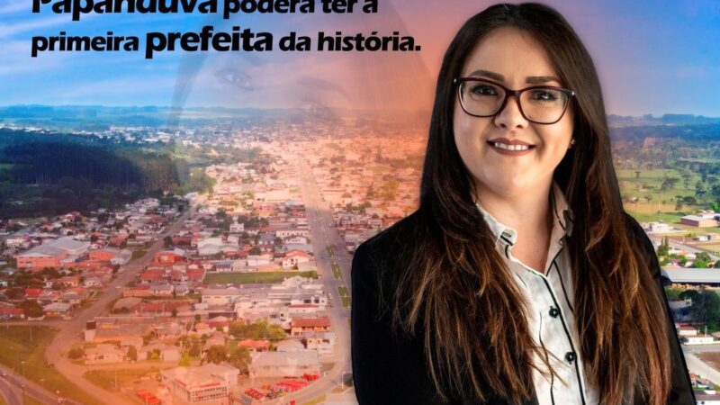 Papanduva poderá ter a primeira prefeita da história.