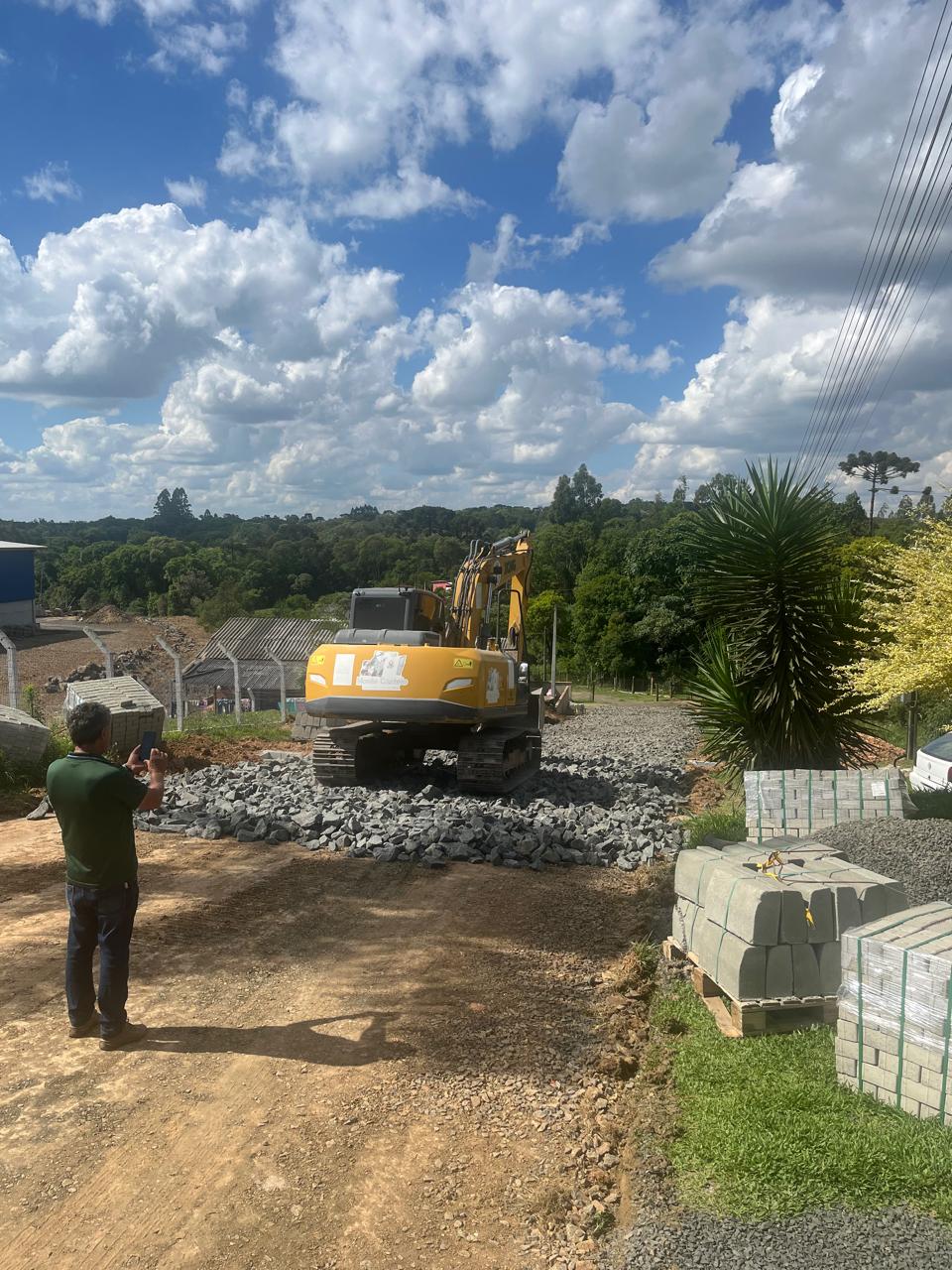 Monte Castelo em Ritmo Intenso de Obras