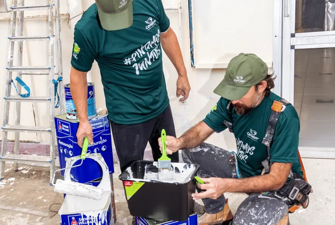 Condor e Sherwin-Williams revitalizam fachada do Hospital e Maternidade Sagrada Família