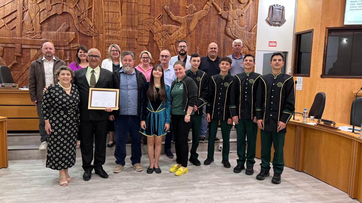 Homenagem à Banda Marcial da EBM Osny Vasconcellos