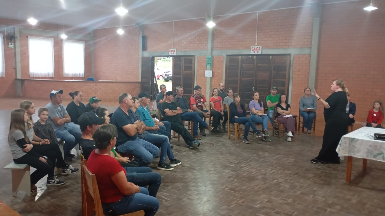 Palestra para produtores rurais