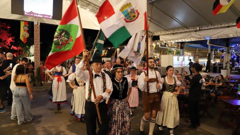 Mesmo com chuva, a abertura da 34ª Schützenfest está mantida