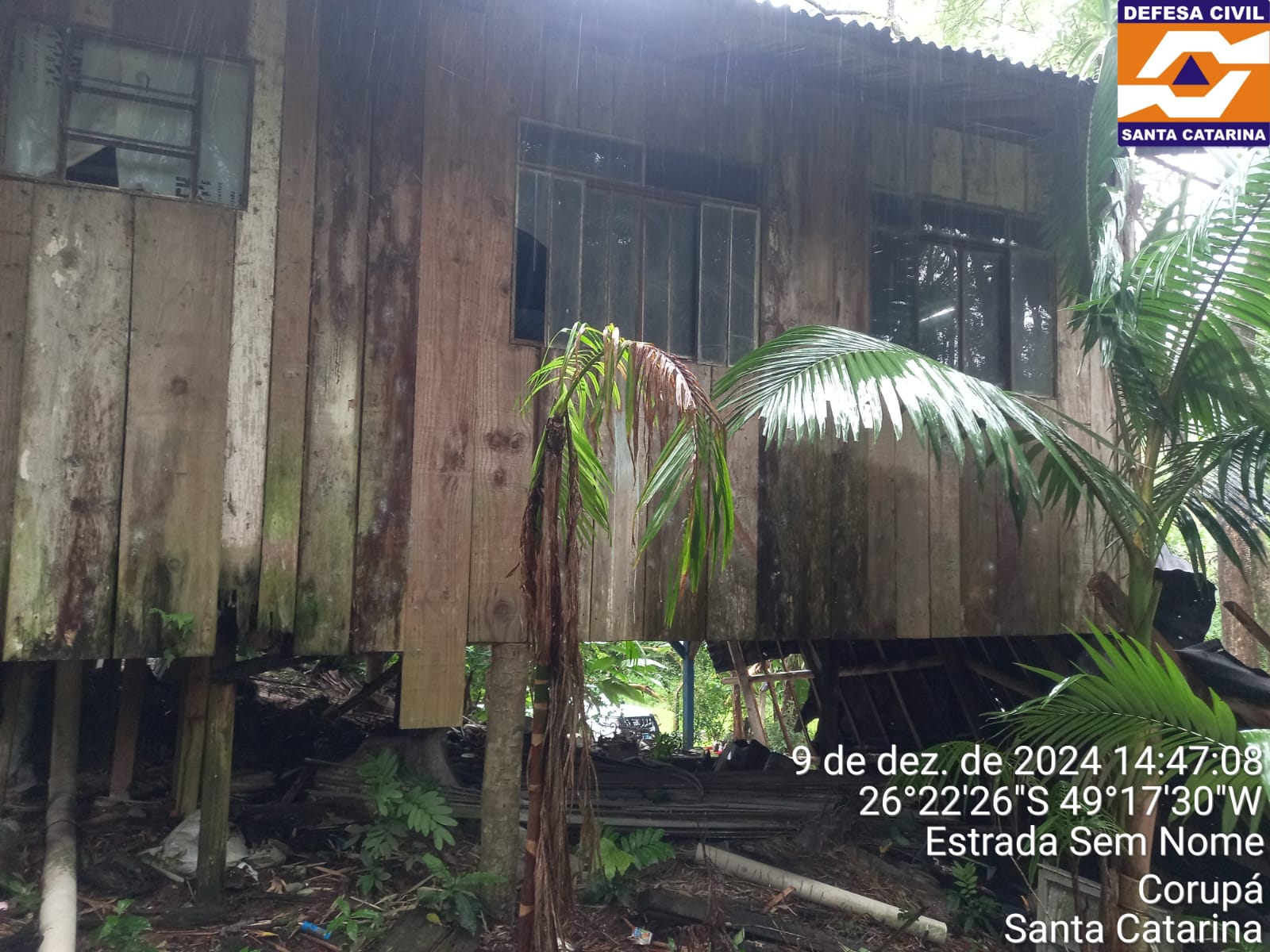 Casa interditada no Rio Natal