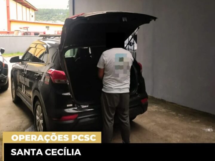 POLÍCIA CIVIL CUMPRE MANDADO DE PRISÃO POR ESTUPRO EM SANTA CECÍLIA.