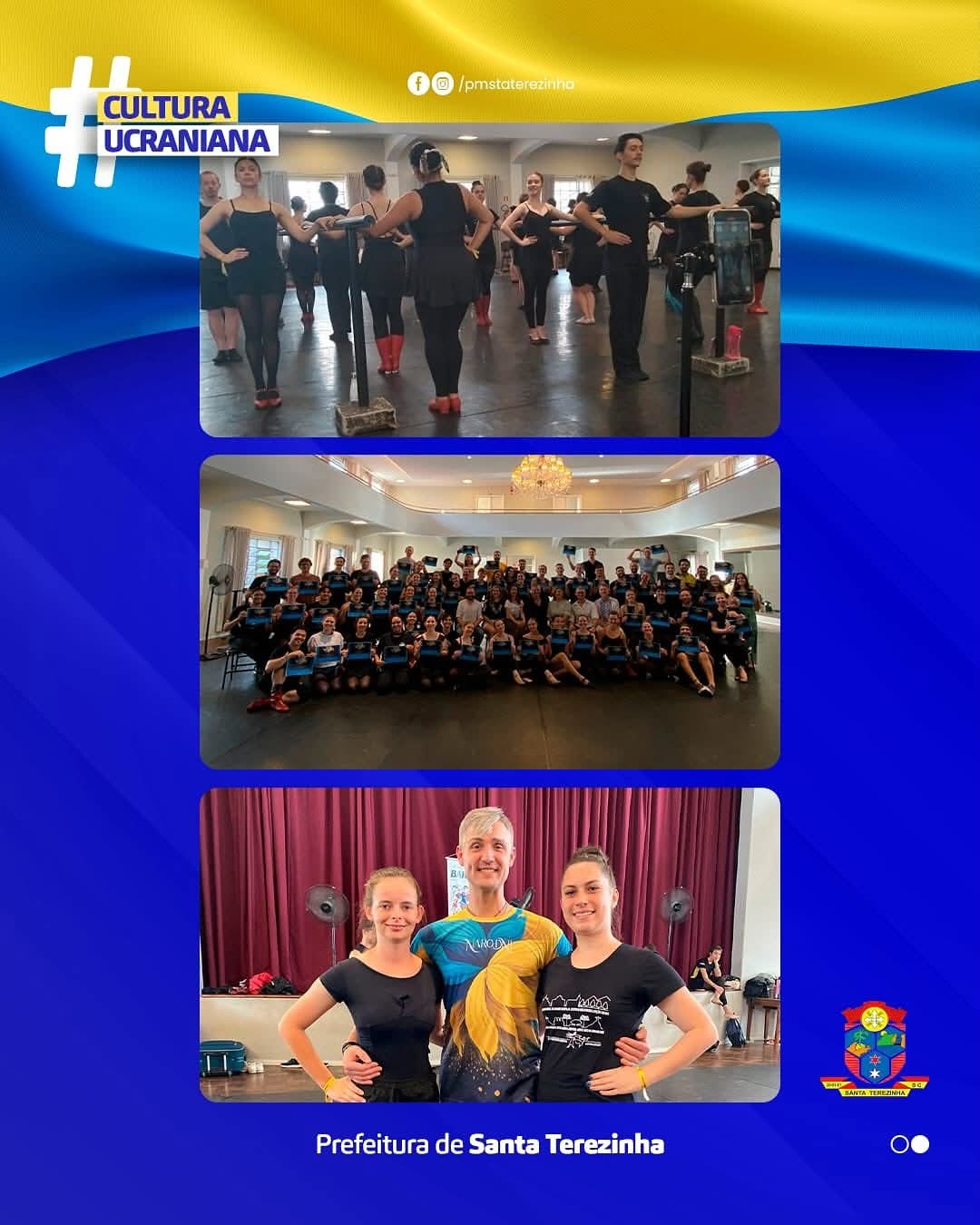 Curitiba recebe Workshop de Dança, Canto e Cultura Ucraniana com participação de Santa Terezinha