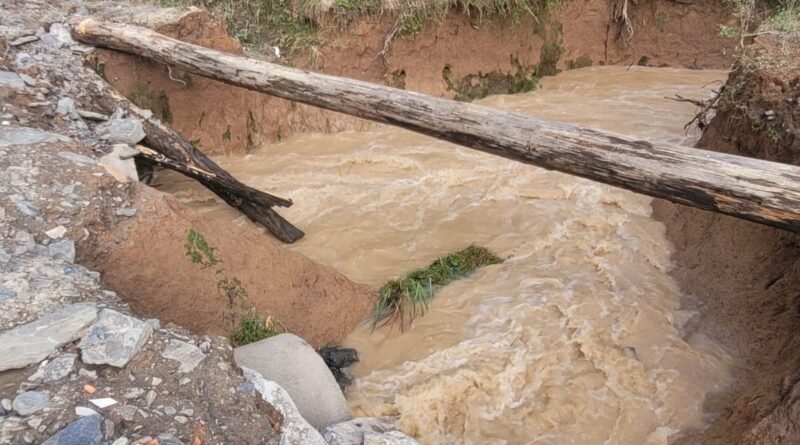 Temporal Causa Estragos em Estradas e Bueiros em Major Vieira .