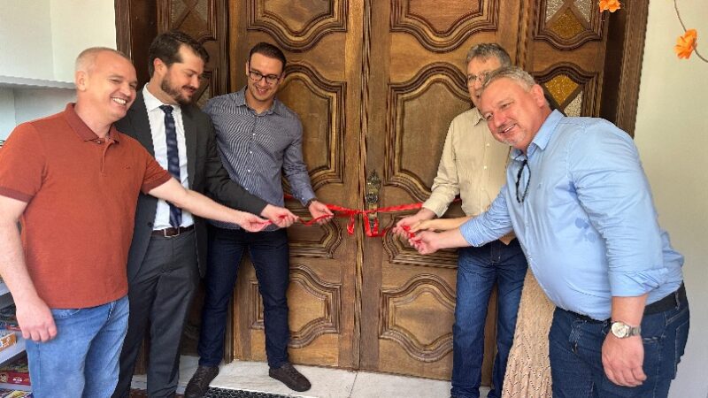 Cerimonial de entrega do novo espaço do Abrigo de Crianças e Adolescentes em São Bento do Sul