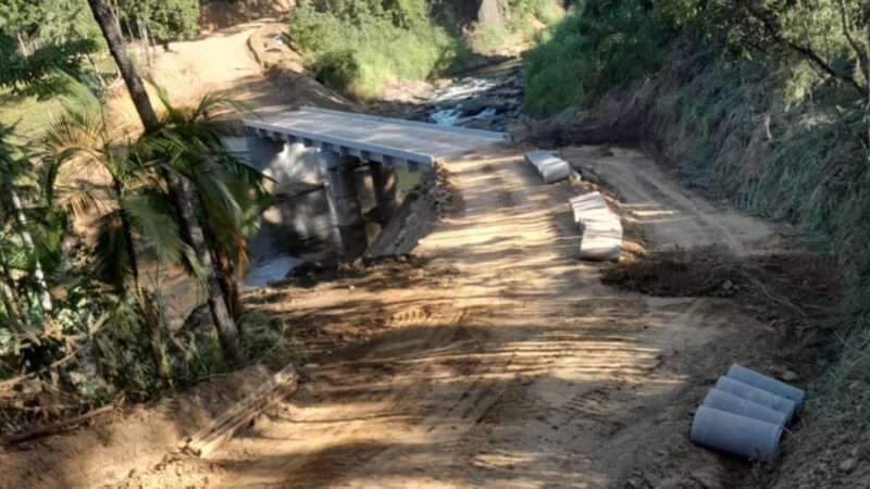 Ponte do Gamelão é liberada para o tráfego de veículos