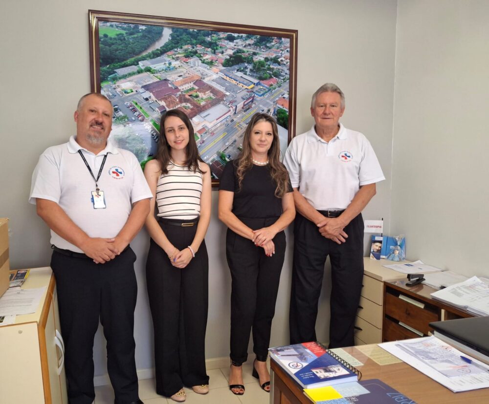 Saúde de São Bento do Sul fortalece parceria em visita ao Hospital São Vicente de Paulo