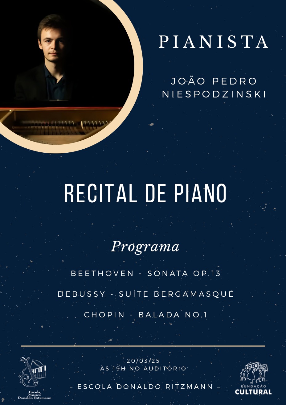 Masterclass de Piano com João Pedro Niespodzinski